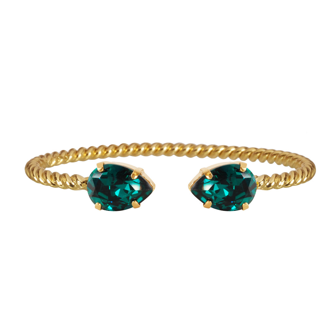 emerald bracelet Mini Drop Bracelet / Emerald | Caroline Svedbom Jewelry ME