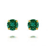 Classic Stud Earrings Emerald
