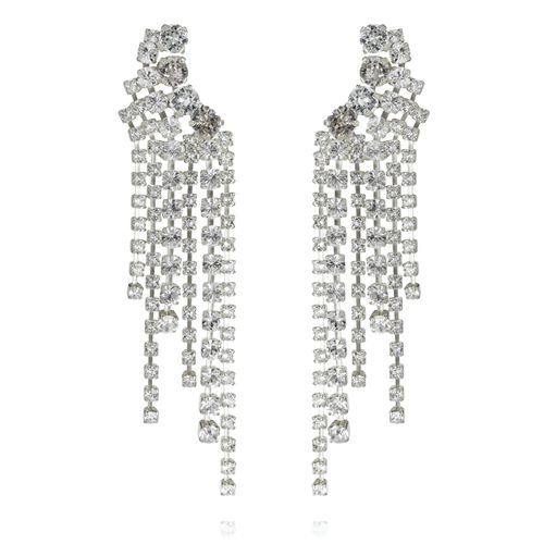 Phaleia Earrings Crystal Rhodium